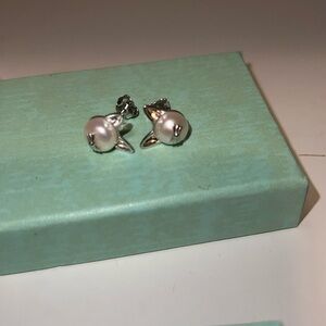 👩‍🏫📚Education Fundraiser🎓SILVER CUTE CAT STUD POST EARRINGS